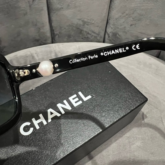 Chanel Pearl Sunglasses 5132-H Black - Picture 5 of 17